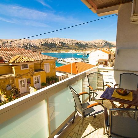 Apartment Mario With Terrace And Sea View Baška Eksteriør bilde