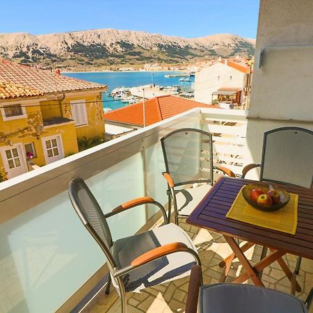 Apartment Mario With Terrace And Sea View Baška Eksteriør bilde
