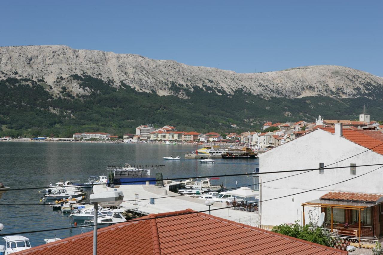 Apartment Mario With Terrace And Sea View Baška Eksteriør bilde