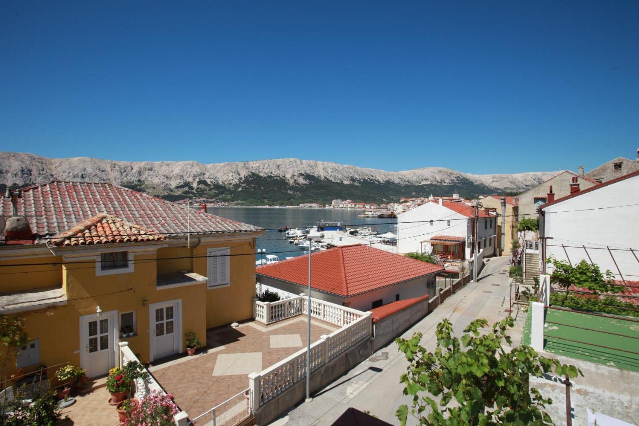 Apartment Mario With Terrace And Sea View Baška Eksteriør bilde